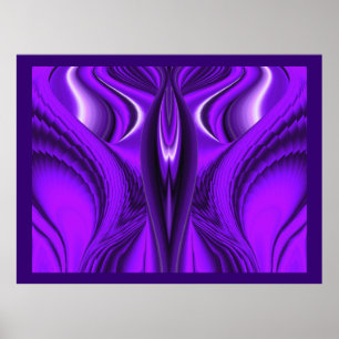 Angel Wings, Abstracte Fantasy Rainbow Art Poster