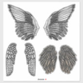 Angel Wings Art clipart Fantasy Sticker (Vel)