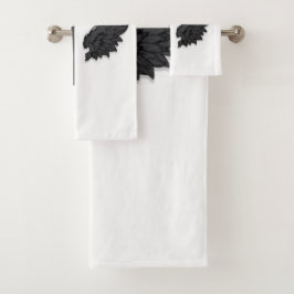 Angel wings bad handdoek