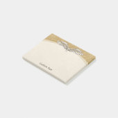 Angel Wings Beige Post-it® Notes (Schuin)