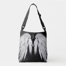 ANGEL WINGS Black Custom Monogram
