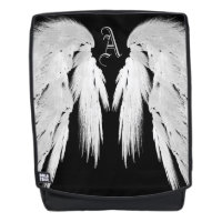 ANGEL WINGS Black Custom Monogram