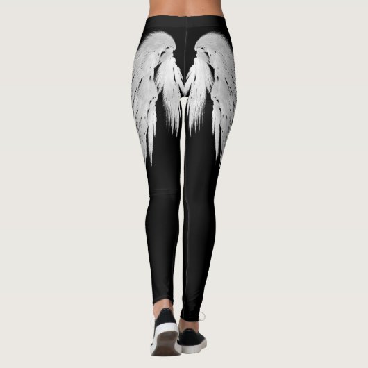 ANGEL WINGS Black Leggings (Achterkant)