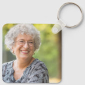 Angel Wings Black Memorial Foto Sleutelhanger (Achterkant)