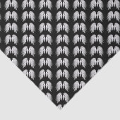 ANGEL WINGS Black  Patroon Tissuepapier (Detail)