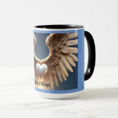 Angel Wings Blue Mug (Devant droit)