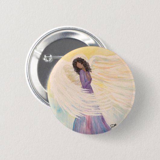 Angel Wings Button (Voorkant /achterkant)