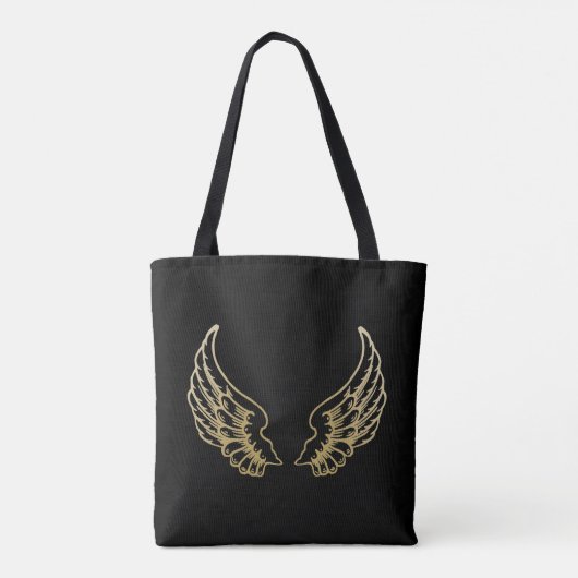 ANGEL WINGS CANVAS TAS (Achterkant)