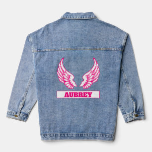 Angel Wings Denim Jas Denim Jacket