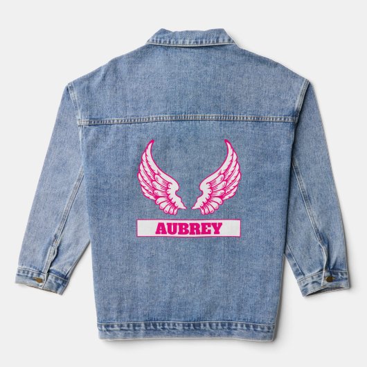 Angel Wings Denim Jas Denim Jacket (Achterkant)