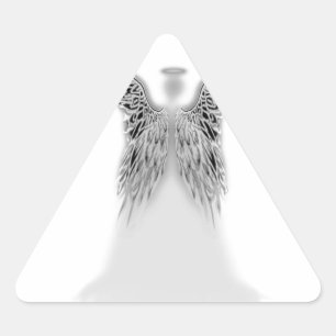 Angel Wings en Light Driehoek Sticker