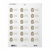 Angel Wings Étiquette de adresse (Feuille entière)