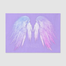 ANGEL WINGS Fairy Paars Custom Name