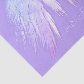 ANGEL WINGS Fairy Paars Custom Name Tissuepapier (Detail)
