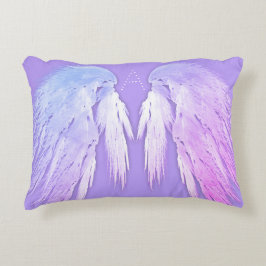 ANGEL WINGS Fairy Paars Monogram Accent Kussen