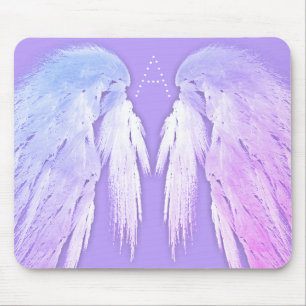 ANGEL WINGS Fairy Paars Monogram Muismat