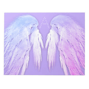 ANGEL WINGS Fairy Paars Monogram Notitieblok