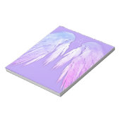 ANGEL WINGS Fairy Paars Monogram Notitieblok (Gedraaid)