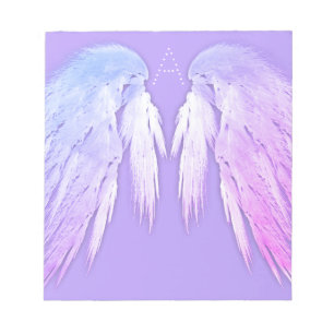 ANGEL WINGS Fairy Paars Monogram Notitieblok