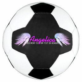 ANGEL WINGS Fantasy Color met Paarse naam Voetbal