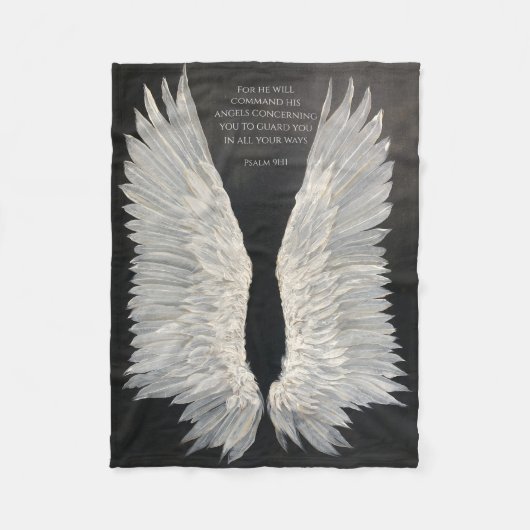 Angel Wings Fleece Blanket (Voorkant)