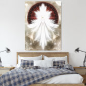Angel Wings Flocon de neige toile RL Imprimer (Insitu(Chambre))