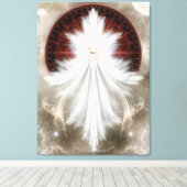 Angel Wings Flocon de neige toile RL Imprimer (Insitu (Plancher de Bois))