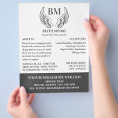 Angel Wings, Funeral Home, Directors Flyer (Hand)