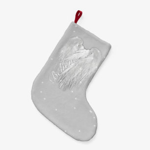 ANGEL WINGS 'Geloof' Heart Starry Sparkle Kleine Kerstsok