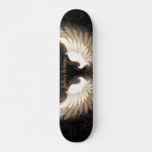 Angel Wings, gepersonaliseerd dek Skateboard (Voorkant)