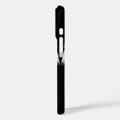 ANGEL WINGS Grey Touch Feathers links Custom Case-Mate iPhone Case (Achterkant / Links)