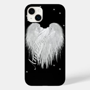 ANGEL WINGS Heart Black Sterrennacht Case-Mate iPhone 14 Plus Hoesje