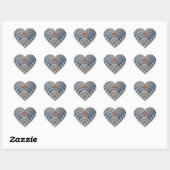 Angel Wings Heart Stickers (Vel)