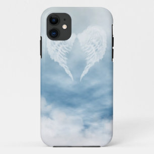 Angel Wings in Cloudy Blue Sky iPhone 11 Hoesje