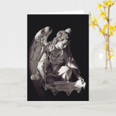 Angel Wings Kaart (Gele Bloem)