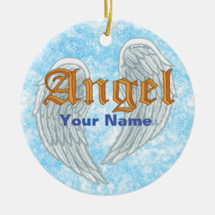 Angel Wings Keramisch Ornament