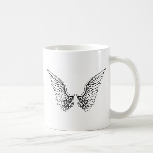 Angel Wings Koffiemok (Rechts)