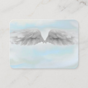 Angel Wings licht, Spiritueel, Reiki, visitekaartj Visitekaartje