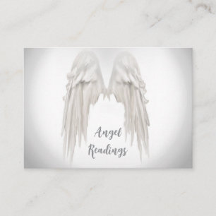 Angel Wings licht, Spiritueel, Reiki, visitekaartj Visitekaartje