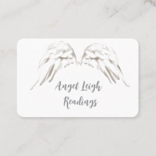 Angel Wings licht, Spiritueel, Reiki, visitekaartj Visitekaartje