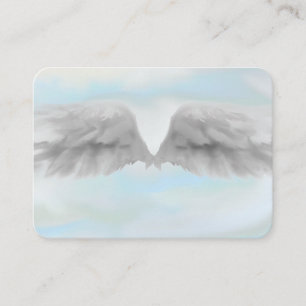 Angel Wings licht, Spiritueel, Reiki, visitekaartj Visitekaartje