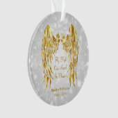 Angel Wings Memorial Loved One Kerstmis Ornament (voorkant)