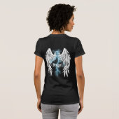 Angel Wings met bliksembout T-shirt (Achterkant volledig)