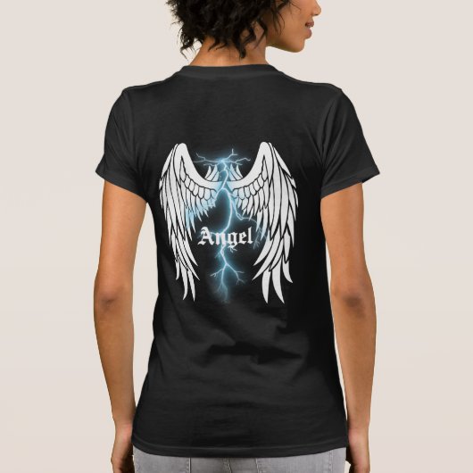 Angel Wings met bliksembout T-shirt (Achterkant)