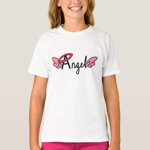 Angel Wings met Halo T-shirt