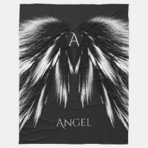 ANGEL WINGS Monogram Grey Black