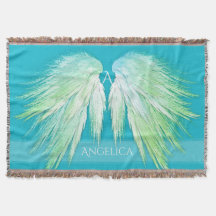 ANGEL WINGS Monogram Name Fresh Ombre
