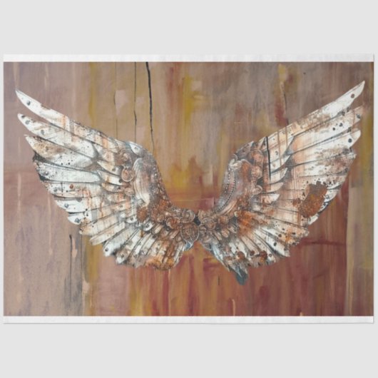 Angel Wings of Time Decoupage Tissuepapier (Voorkant)