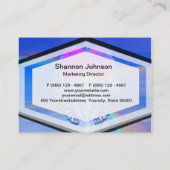 Angel Wings omringd door een hart Visitekaartje (Achterkant)