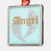 Angel Wings-ornament Metalen Ornament (Links)